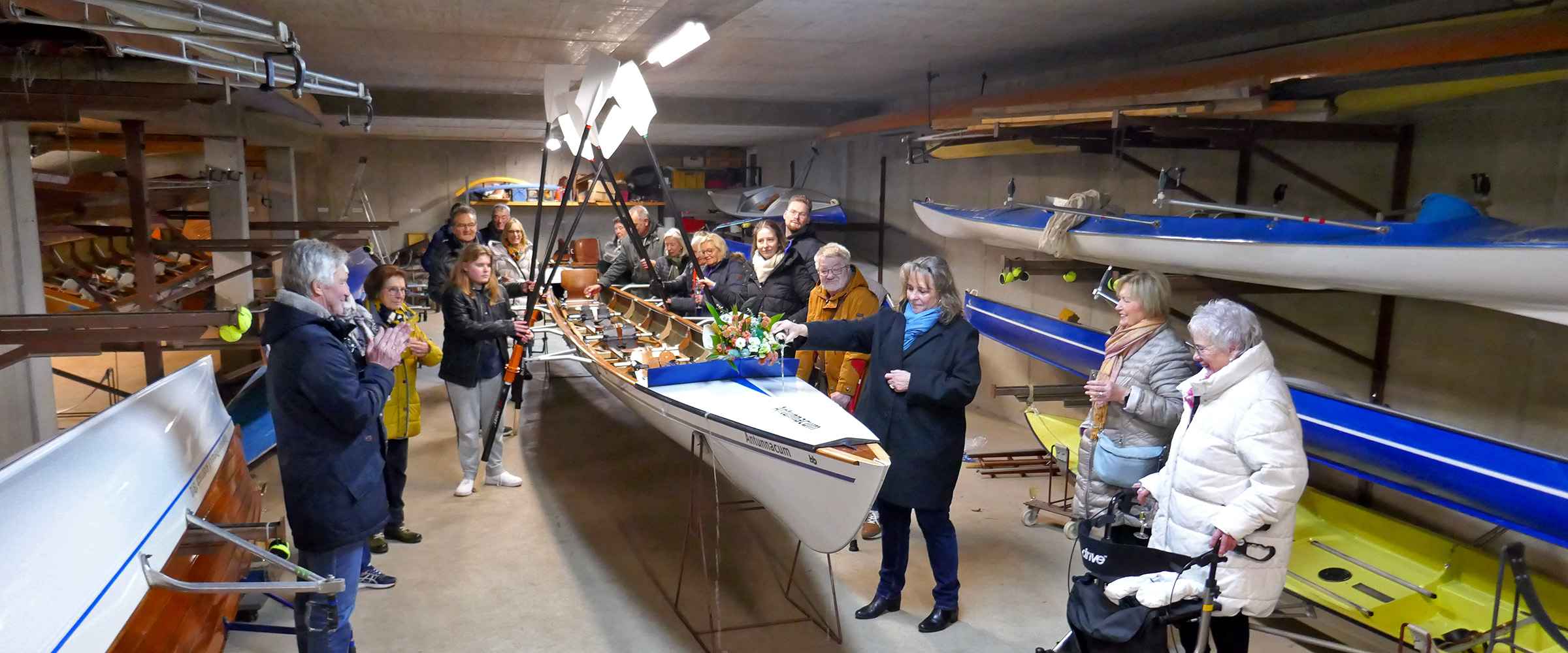 Bootstaufe und Nikolausfeier beim Ruderverein Rhenus