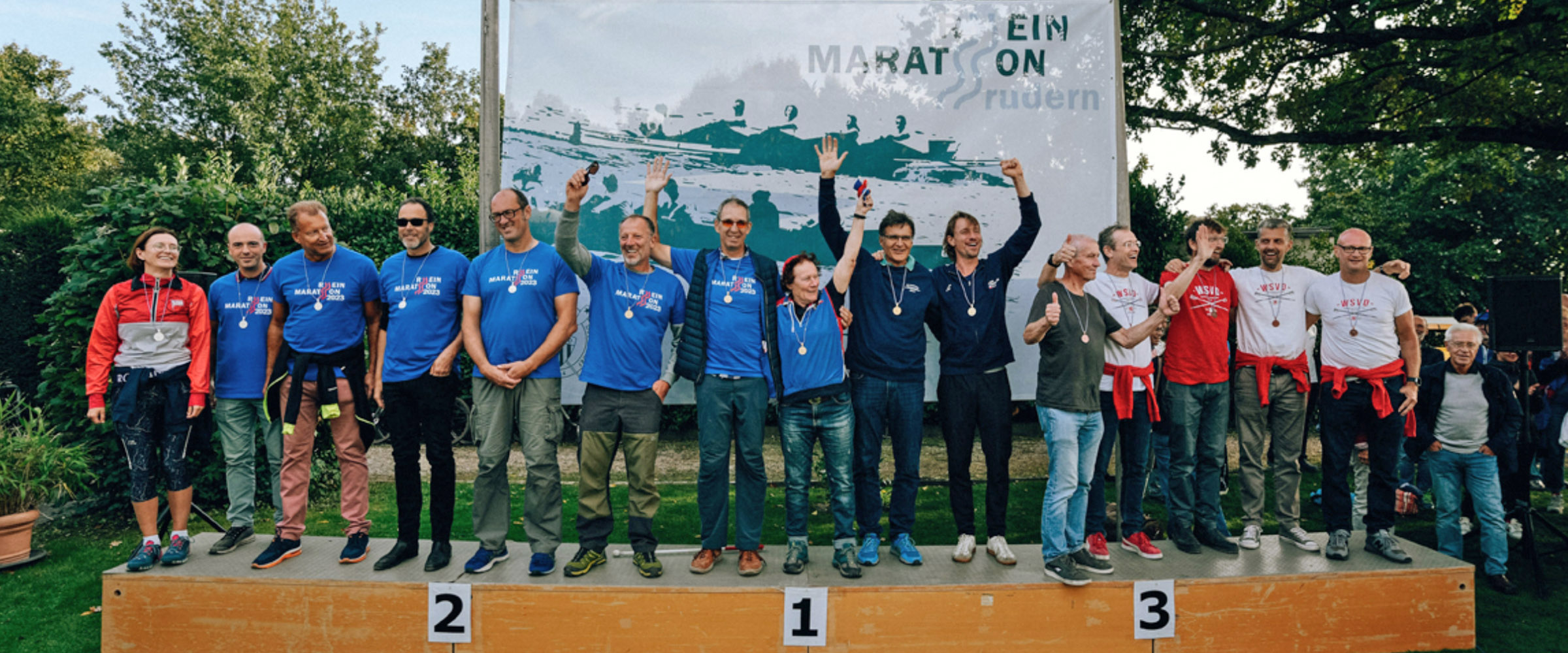2. Platz für Rhenus-Mitglieder beim Rheinmarathon-Regatta